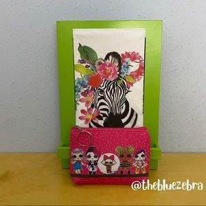 NEW! L.O.L. Suprise! Dolls Coin Purse With Keyring Zip Pull